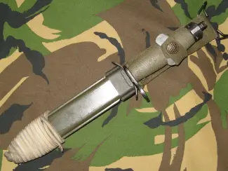 Militaria Bajonet G3 Noorwegen met Schede uit de Jaren '80