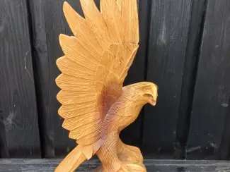Adelaar hout, snijwerk, beeld, sculptuur, kunst