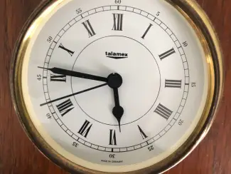 Overige Watersport en Boten antieke messing barometer/hygro en temperatuur meter en klok