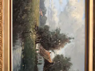 Woonaccessoires | Schilderijen en Lijsten Schilderij van schilder F. de Jong