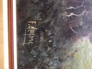 Woonaccessoires | Schilderijen en Lijsten Schilderij van schilder F. de Jong