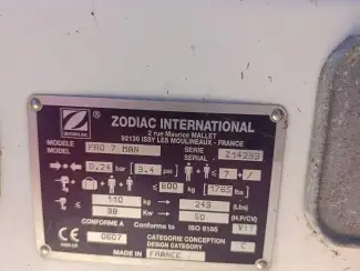 Rubberboten Zodiac Pro 420