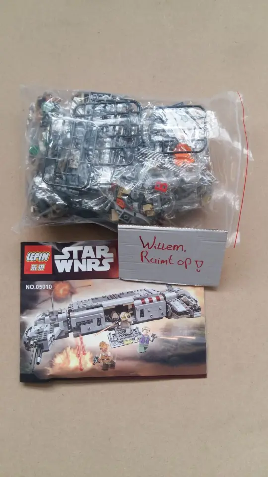 Lepin Star Wars Resistance Troop transporter & Droid Escape