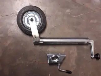 Aanhangwagens en Trailers neuswiel met klem