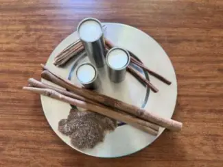 Woonaccessoires | Schalen en Manden Zack fruitschaal 12.50 Zack schaal met 3 Zack theelichthouders 17