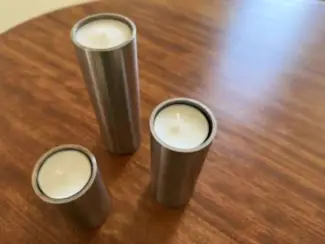 Woonaccessoires | Schalen en Manden Zack fruitschaal 12.50 Zack schaal met 3 Zack theelichthouders 17