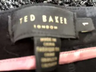 Broeken en Pantalons Ted Baker zwarte broek mt 1