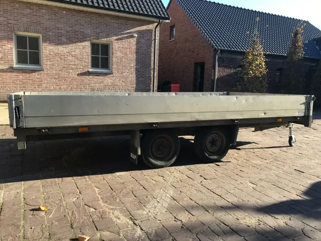 Aanhangwagen geremde