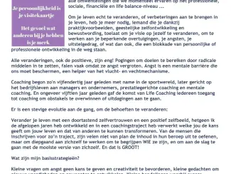 Diepere zelfreflectie: kijken naar je eigen waarden,...