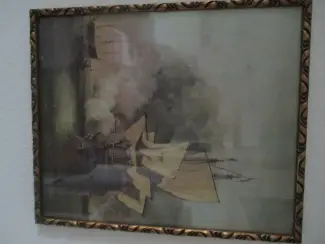 Curiosa Schilderij het Kanonschot
