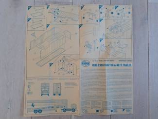 Modelauto's | klein | 1:32 en 1:43 Ford Tractor & 40 Trailer Ferrari Decals by Airfix Retro schaal 1