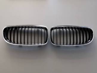 BMW onderdelen BMW E90 grill chrome 51137201968 + 51137201969 set