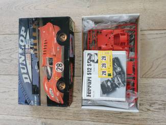 Modelauto's | midden | 1:18 en 1:24 PROTAR FERRARI 512 S 1970 1/24 Model Kit 214 Dunlop authentic sca