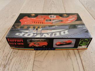 Modelauto's | midden | 1:18 en 1:24 PROTAR FERRARI 512 S 1970 1/24 Model Kit 214 Dunlop authentic sca