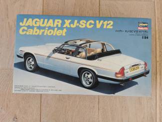 Modelauto's | midden | 1:18 en 1:24 Jaguar xj-sc v12 cabriolet Hasegawa Hobby kits 1/24 no CA010:1800