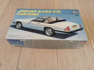 Modelauto's | midden | 1:18 en 1:24 Jaguar xj-sc v12 cabriolet Hasegawa Hobby kits 1/24 no CA010:1800