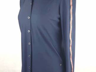 Jersey blouse met gemeleerde mouwen- nieuw maat 34