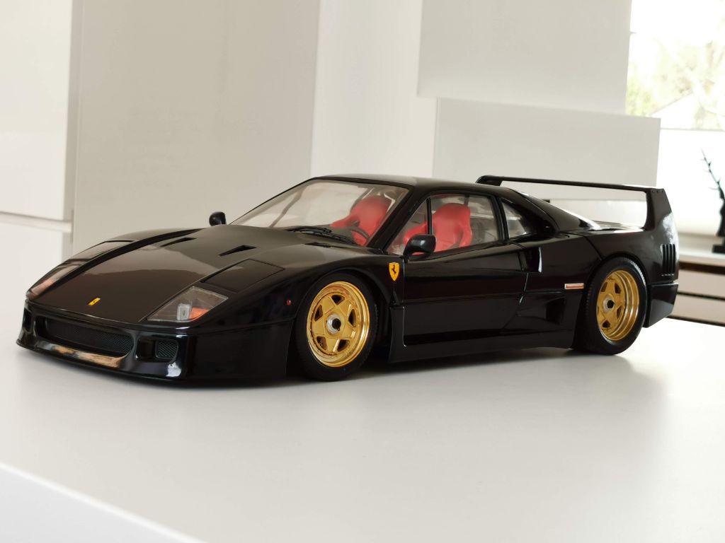 Ferrari F40 K60 Pocher Special Limited Edition Black Modelauto's | groot | 1:5 tot 1:12